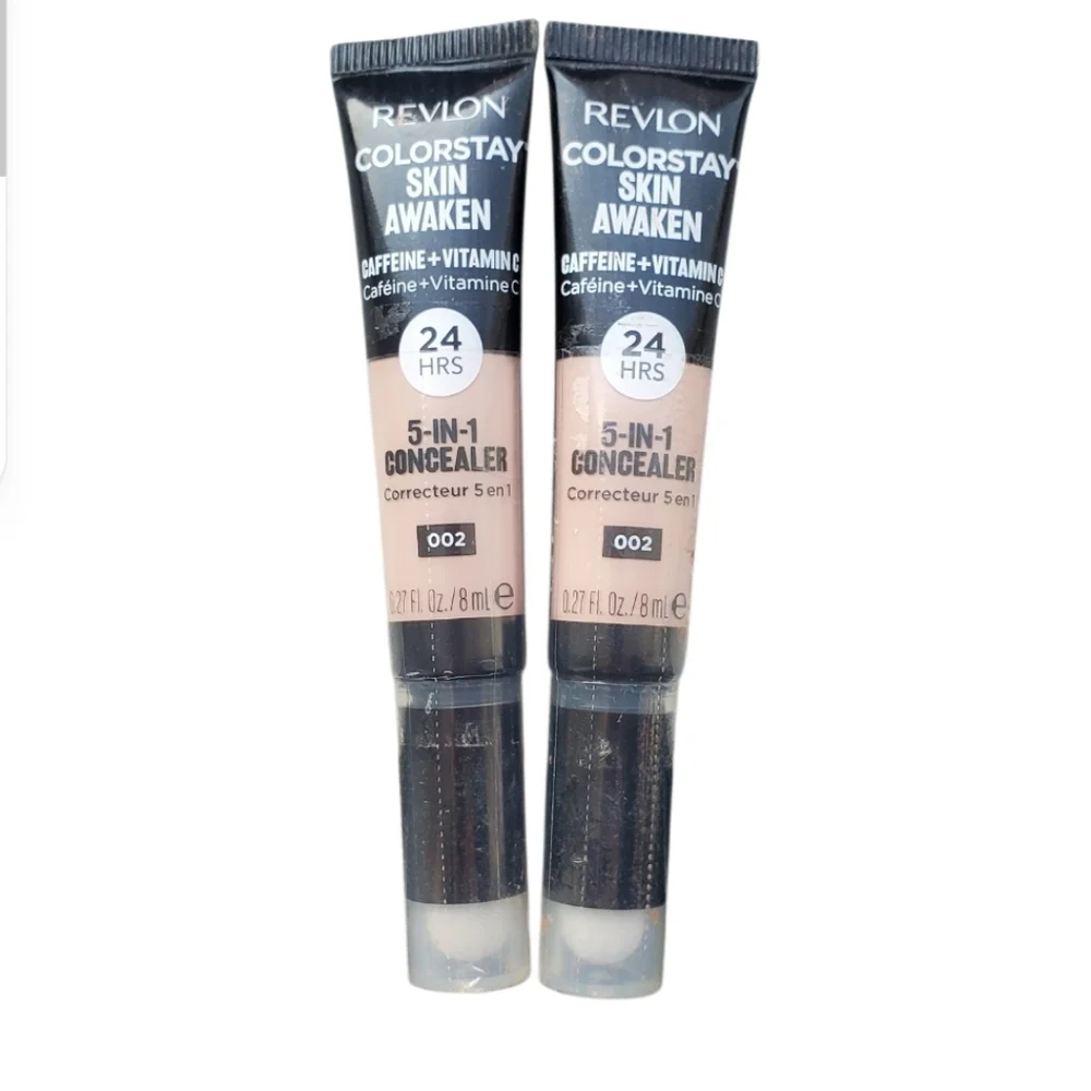 (2) Revlon ColorStay Skin Awaken 5-in-1 Concealer 002